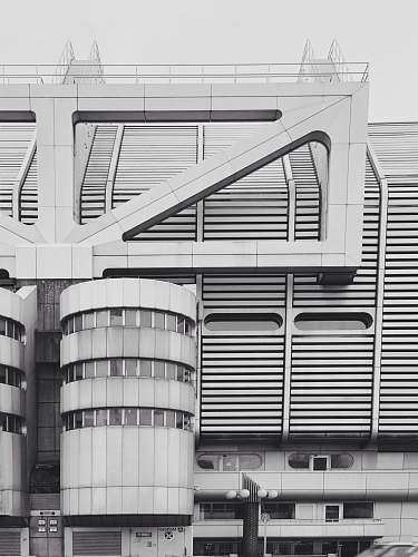 home decor white concrete building grey